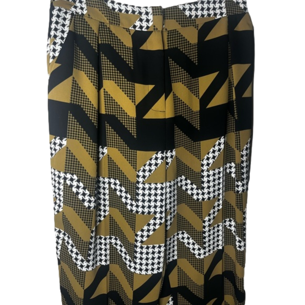 EUC Top shop cropped pattern pants size 8